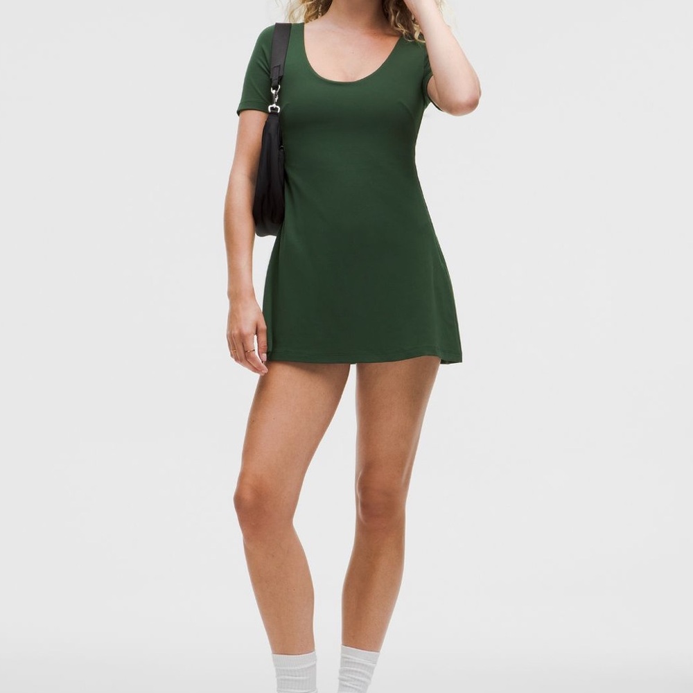 Lululemon Athletica Green Mini Dress